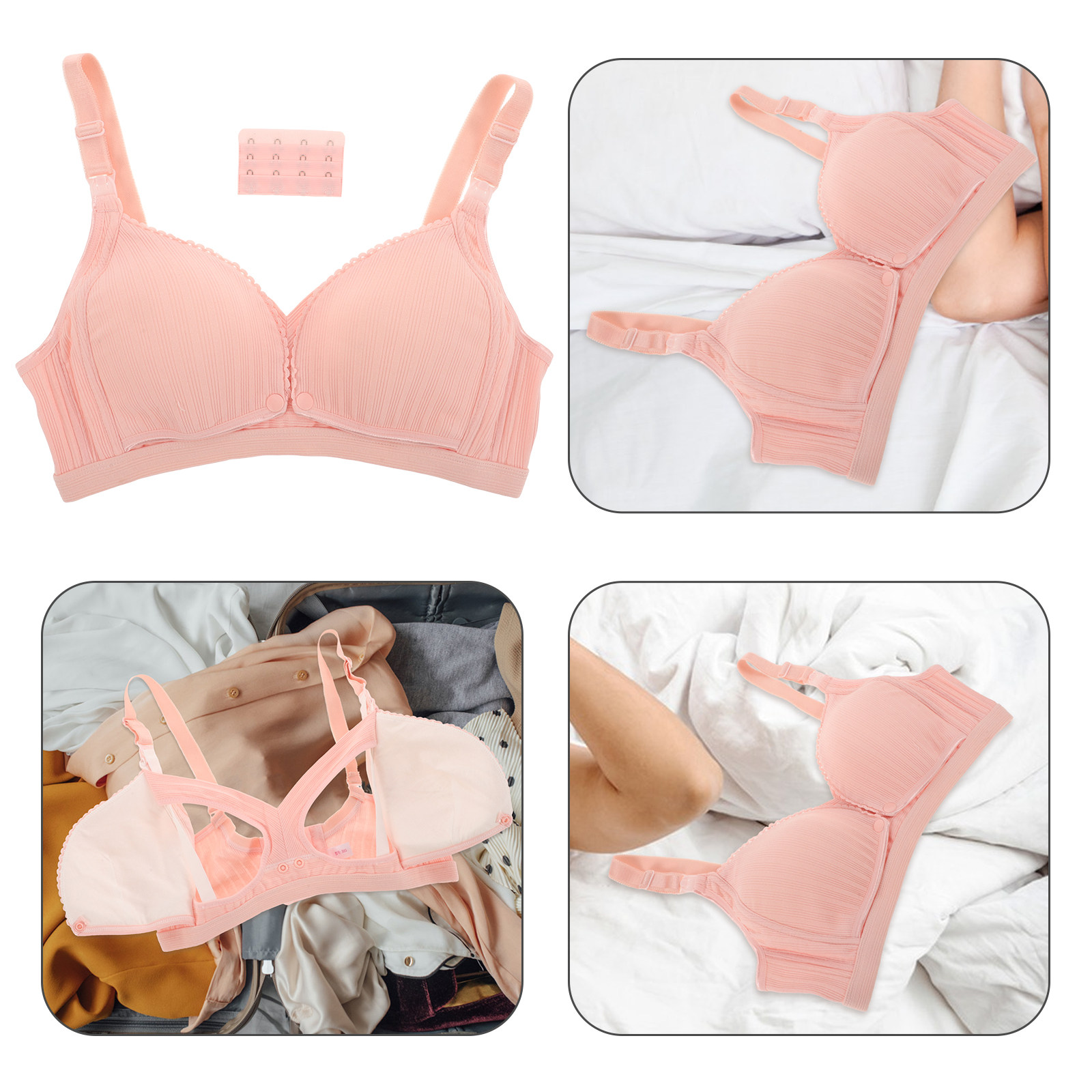 Nursing Bra Sleep - حمالة صدر للرضاعة بدون أسلاك باللون