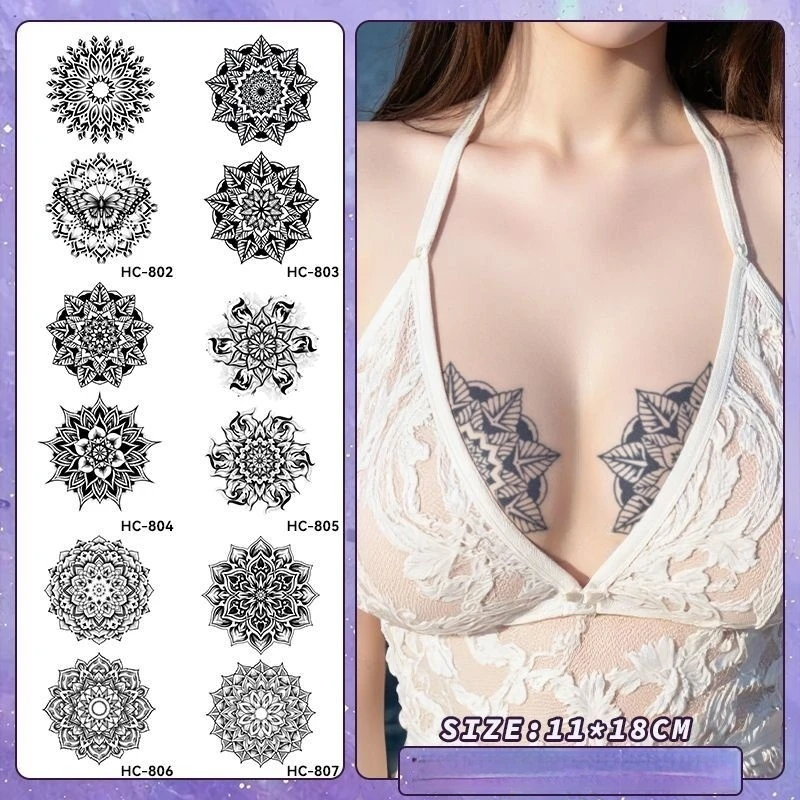 عصير عشبي للثدي وشم مؤقت نمط ا - مراجعة Nipple Cover Pasties وسعره